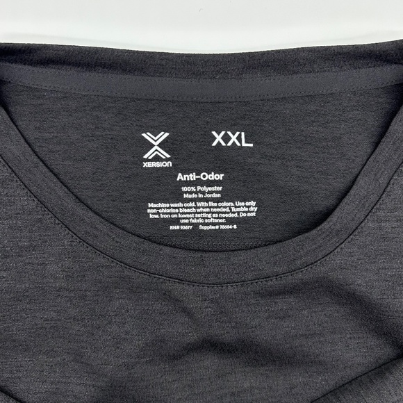 Xersion Women's Black Crew Neck Long Sleeve T-Shirt Size XXL - Picture 9 of 9